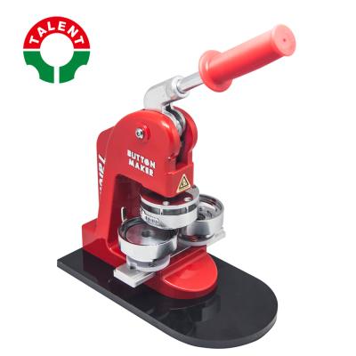 China Hotels Manual Button Making Machine TALENT Manual Snap Button Tying Machine Badge Machine for sale