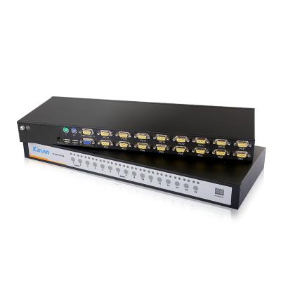 China One USB/PS2 Console Controls 16 Computers 2021 Most 16 Port USB/Ps2 VGA Kvm Switch Rack Mount Kvm Fashionable Rackmount Switches for sale