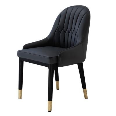 China Hotel Restaurant Chair Contemporary High Quality Modern Design PU Leather Dining Chair for sale