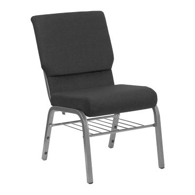 China Wholesale Price Contemporary Interlock Desgin Iron Stacking Church Chair for sale