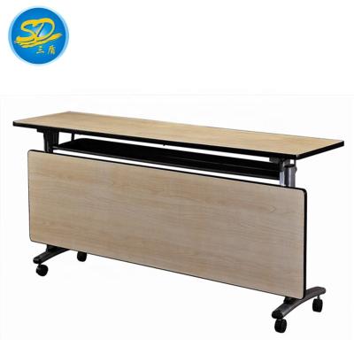 China Foldable (Height) Hotel Training Table Movable Meeting Room Foldable Table for sale