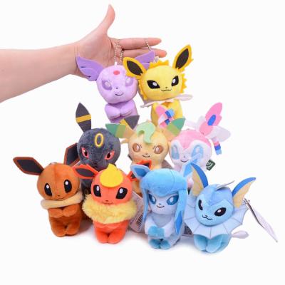 China 1 1 Eevee Eevee version of Pokemon Q hanging soft plush Toy Doll for sale