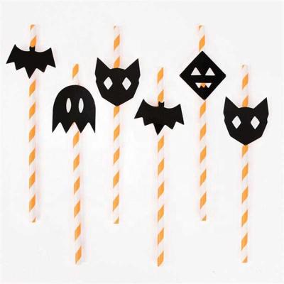 China High Quality Paper Hot Sale Halloween Party Art Decorative Yiwu Paper Straw for sale