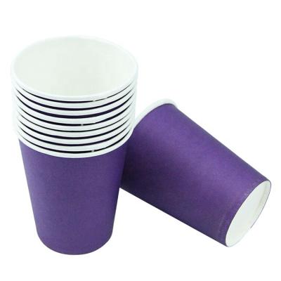 China Food Grade Wholesale High Quality Wedding Party Solid Color Hot Selling Disposable Cup Only for sale