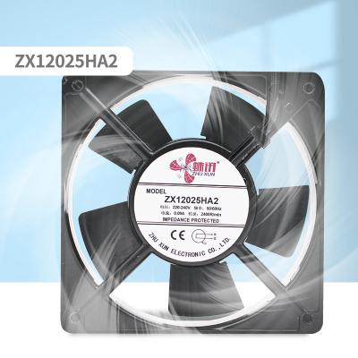 China Factory Customized Fan 12025 Axial Fan 220V Double Ball Bearing All Copper Mute 12CM Cabinet Chassis 120*25mm Fan for sale