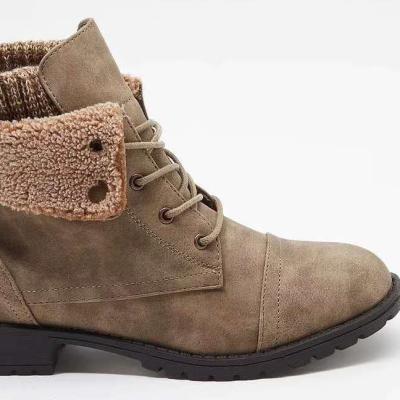 China Factory Price Custom Suka Anti-Static Women's Fashion Ankle Boots Women Boots for sale