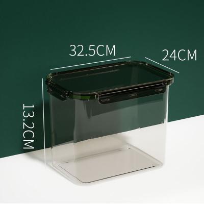 China High Quality Freshness Keeping Refrigerator Organizer Kitchen Hard Plastic Containers Storage Box for sale