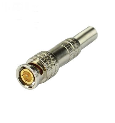 China audio & 2018 Video Hotsell Price RG58 RG59 Plug F Wire CCTV Coaxial Cable RG6 2 Male Quick Solder Male Connector BNC for sale