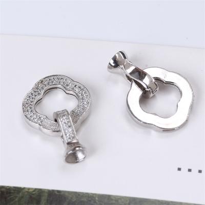 China FASHIONABLE 925 Silver Plating Clasp Charm Pendant Accessories For Jewelry Diy for sale