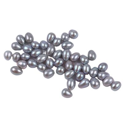 China Jewelry Making Wholesale High Quality 7-8mm Freshwater Rice Shape Loose Beads For Jewelry for sale