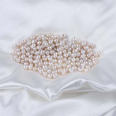 China Jewelry Making 6-7mm Natural Freshwater Rice Pearl Loose For DIY Jewelry Accessories for sale