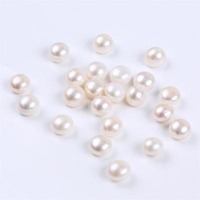 China Jewelry Making High Quality Natural Freshwater Pearl 12-13mm Loose Button Pearl For Pearl Earrings for sale