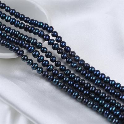 China Jewelry Making 5-6mm Natural Freshwater Pearl Potato Pearl Strands for sale