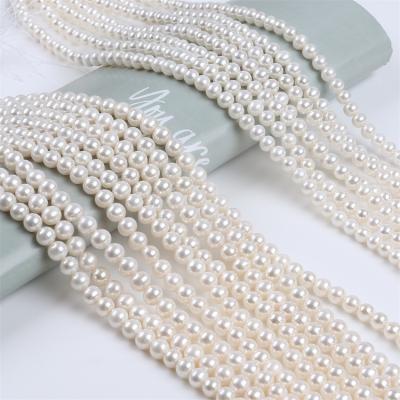 China Jewelry Making Bright Real Oil Plating Freshwater Around Pearl Strand for sale