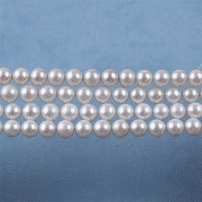 China Jewelry Making Freshwater Pearl 10-12mm Round Edison Pearl Strand For Necklace Bracelet Making for sale