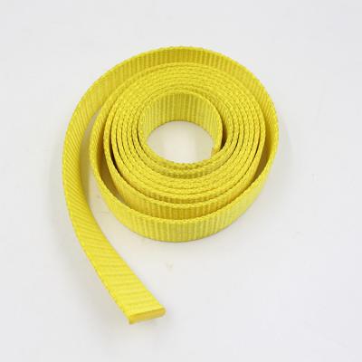 China 100% High Tenacity Polyester Elastic Anti-Slip Stretch Logo Custom Webbing Belt Roll 1m To 20m for sale