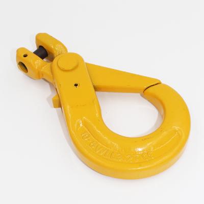 China Zinc Crane Hook Manufacturing Heavy Duty Container Quick Release Lift Hooks 5 Ton Swivel Hoist Hook for sale