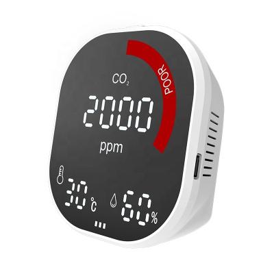 China CO2-3 CO2 Detector NDIR Temperature & Humidity & Air Quality Monitor with CO2-3 Auto Alarm for sale