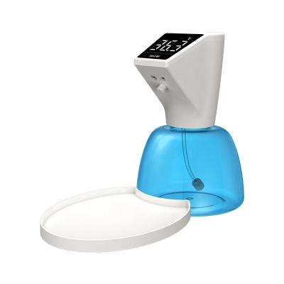 China Foam Automatic Soap Dispenser 1000ML 12 Tongues Thermometer Soap Dispenser K11+ Desktop Sensor Hand Sanitizer Dispenser 1600mAh Refillable for sale