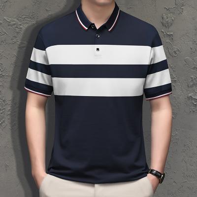 China Mens Polo Shirt Summer Collar Lapel TDP11 Anti-Pilling Casual Mens Shirts Short Sleeve T-shirt for sale