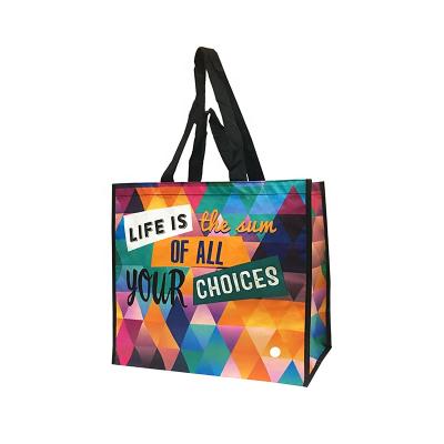 China OEM/ODM customer moisture proof shopping bag customized reusable packaging bag rpet with custom print for sale