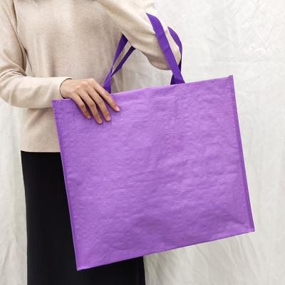 China OEM/ODM Woven Grocery Gift Packaging Logo Moisture Proof Custom Shopping Bag for sale