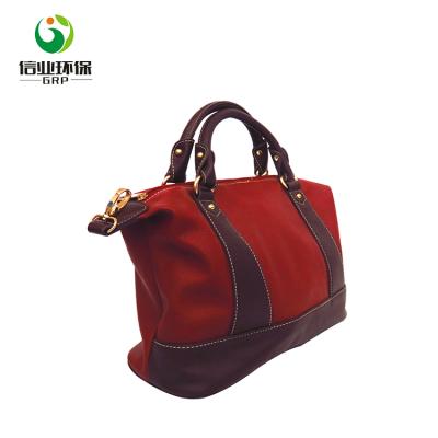 China New Woman Soft PU Shoulder Cross - Body Handbag Red Ladies Leather Tote Bags for sale