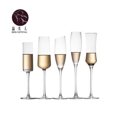 China No Lead Free Champagne Glass Wine Glass Goblet Crystal Wine Glass Cup Sparkling Bar Wedding Family for sale