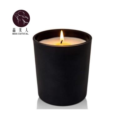 China Bulk Europe Modern Simple Boreal Style Luxury High Quality Glass Candle Jars For Candle Making Candle Container With Lids For Wedding for sale