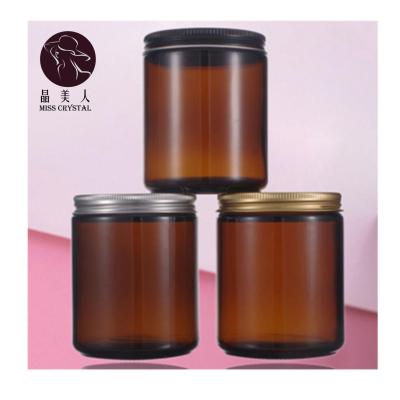 China Modern simple industrial ins style candle jars with lids for wedding and restaurant party candle jar for household for sale