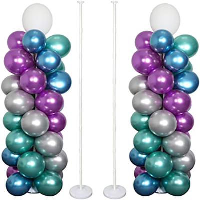 China Economic Folding Easy Setup Birthday Party Wedding Event Decorations Aluminum Balloon Display Stand for sale