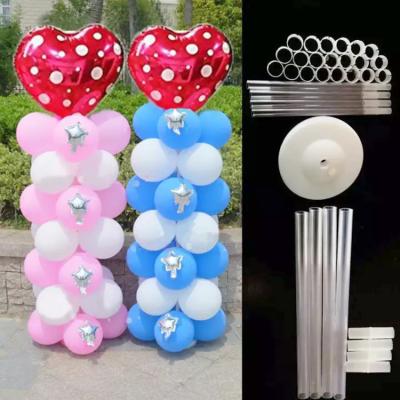 China Easy Installation Portable Folding Aluminum Balloon Arch Kit Stand Economical Plastic Backdrop for sale