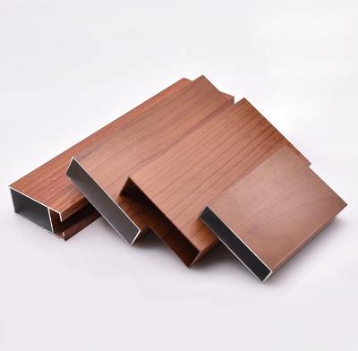 China door & Window/Building & Building Tube Craft Flame Retardant Aluminum Paper Woodened Profiles For Closets Kitchen Cabinets for sale