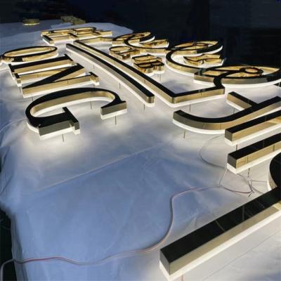 China Illuminated Backlit Signs Business Sign Board Logo Office Indoor&Outdoor Corporate Business Wall Signage Wall Logo Led Custom 3d Letter Sign for sale