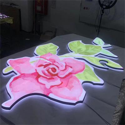 China Lighted Signs Customized Indoor & Outdoor LED Letters Display Acrylic Mini Frontlit 3d Letters Luminous Characters And Backlit Sign for sale