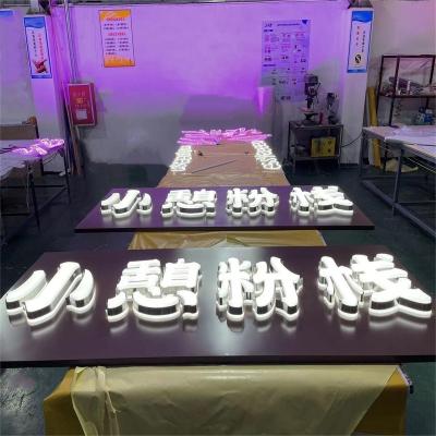 China Illuminated Signs Customized Indoor And Outdoor LED Letters Display Double Side Acrylic Illuminated Letters 3d Characters for sale