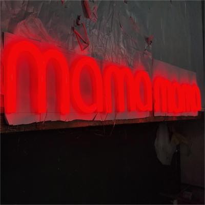 China Custom 3D Lighted Signs Logo Acrylic Led Full-lit Letter For Shop Company Sign for sale