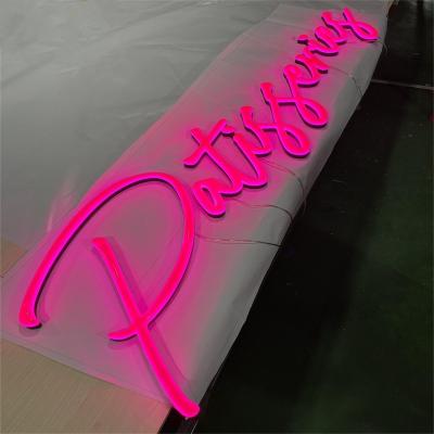 China Custom Acrylic Neon Sign Luminous Electronic Led Light Words Letters Signs In Neon Lamp Words For Business for sale