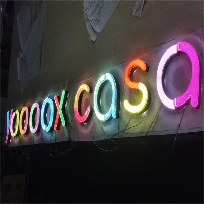 China Lighted Signs Led Light Advertising Led Letter Lights Electronic Led Sign Frontlit Jelly Letters Acrylic Sign For Store for sale