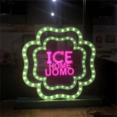 China High Quality Illuminated Crystal Alphabet Marquee Letter Sign Customized Acrylic Signs Wall Letter Sign For Bar Cafe for sale