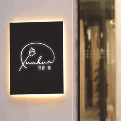 China 2023 indoor or outdoor hot sale can be customized led light box business signs outdoor 3d luminant logo letters for sale