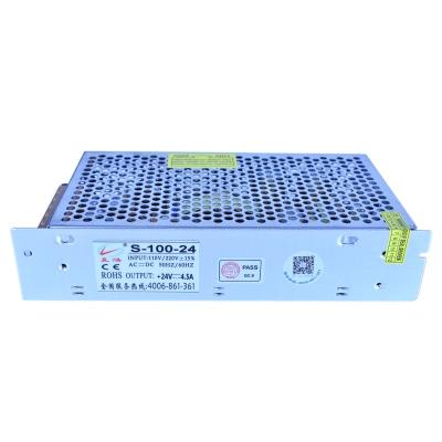 China SMPS 24v100w DC24V Single Output Power Supply Input Voltage Led Light Power Supply 24v4.5a 100W LED Power Module AC 220V/110V String for sale