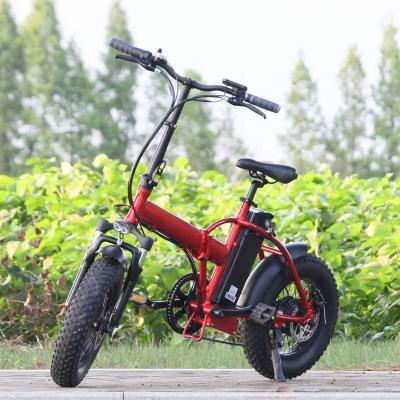 China China 36V 350W 500W 16Inch Fat Tire Aluminum Alloy Mountain Lithium Battery Folding Electric Bicycle Snow Elect For Adults for sale