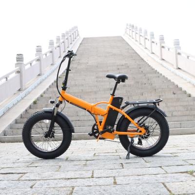 China High Quality OEM 500w 750w 1000w Aluminum Alloy Electric Bicycle Ladies Electric Bicycle 20 Inch Fat Tire Folding E Bike Electric Mountain Bike for sale