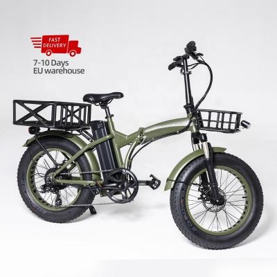 China China Hot Selling 500W 750W 1000W Aluminum Alloy 20 Inch Folded Aluminum Alloy 7 Speed ​​E-Bike Mtb Ecycle Removable Lithium Battery For Beach for sale