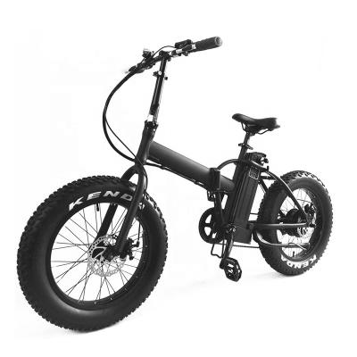 China Aluminum Alloy Europe Design New 20 Inch Snow Mountain Bike Electric Foldable 20 Volt 500W 750W 1000W Ebike With Fat Tires LCD Display for sale