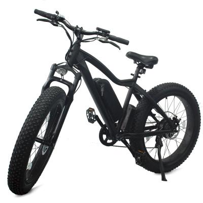 China Aluminum alloy China manufacture 26 inch fat tire lithium battery mountain bike electric suspension E-bike 48v 500w 750w 1000w 1500w for sale