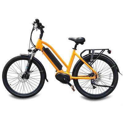 China Bafang M400 Electronic Electric Mid Motor Bicycle 26inch 36v250w Adults Aluminum Alloy Mid Drive Cargo Food Delivery E-Bike for sale