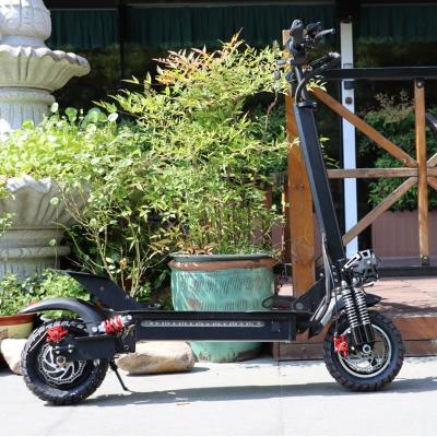 China Adults 1200w 10inch 48v Dual Motor Cheap Electric Tire Off Road Fat Scooter High Power Electric Scooter With Seat For Adults 15AH for sale