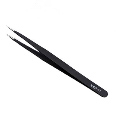 China ESD Stainless Steel Tweezers ESD Surgical Tweezers 11 Unrated for sale